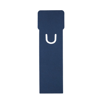 BOOKMARK záložka s pravítkem a papírky, tmavě zelená