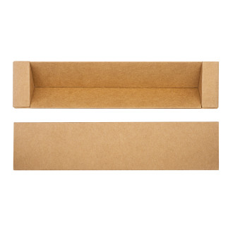 CARDBOARD pouzdro na pero, béžová