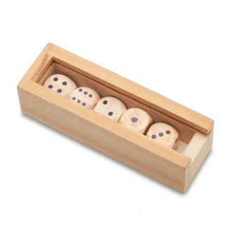 ROLL-IT sada hracích kostek, hnědá