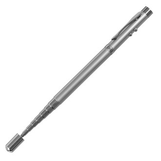 POINTER 4v1 kuličkové pero s laserovým ukazovátkem, stříbrná