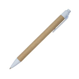 ECO PEN kuličkové pero, bílá/hnědá