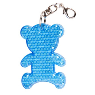 TEDDY RING reflexní přívěsek na klíče, světle žlutá