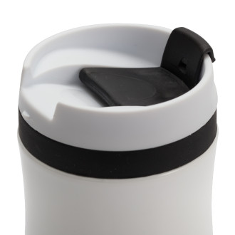VIKI termohrnek 390 ml, červená/bílá