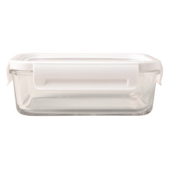 DELECT skleněná obědová krabička 900 ml, transparentní