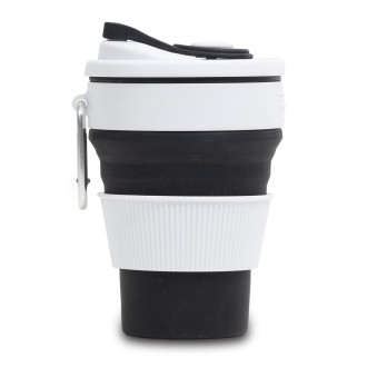 FLEXI skládací silikonový hrnek 350 ml, modrá