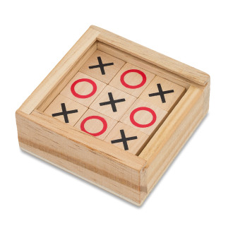 TIC TAC TOE hra piškvorky, béžová
