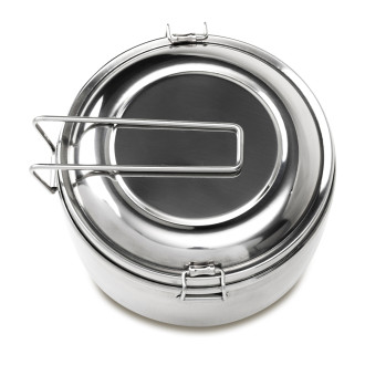 SKARDU kempingová sada, stříbrná