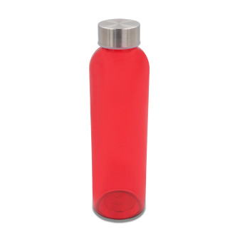AQUA KUBA skleněná lahev 500 ml, červená