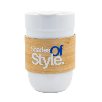 SKIVE keramický hrnek 500 ml, bílá