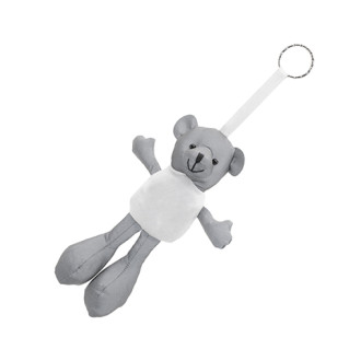 TEDDLY reflexní přívěsek, bílá