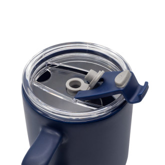 AZZURRO keramický hrnek 440 ml, tmavě modrá