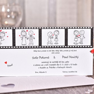 Svatební oznámení L3048