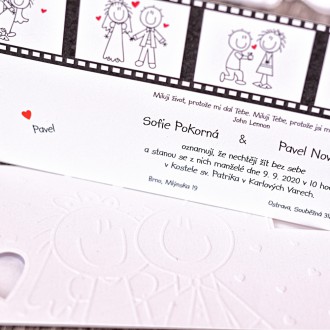 Svatební oznámení L3048