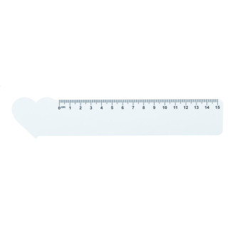 15 cm pravítko, srdce