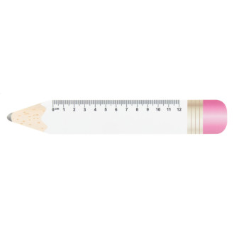 12 cm pravítko ve tvaru tužky