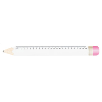 24 cm pravítko ve tvaru tužky