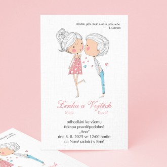 Svatební oznámení KL1701