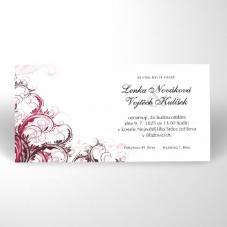 Svatební oznámení KL1705