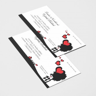 Svatební oznámení KL1712