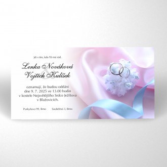 Svatební oznámení KL1709