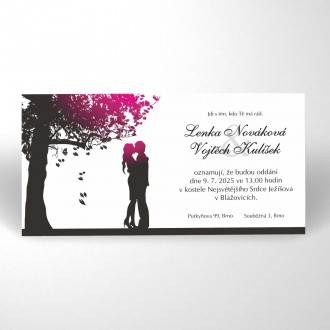 Svatební oznámení KL1711