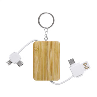 přívěšek na klíče s USB nabíjecím kabelem