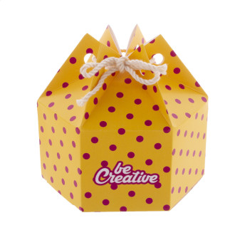 šestihranná dárková krabička