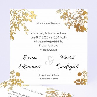 Svatební oznámení FO1333