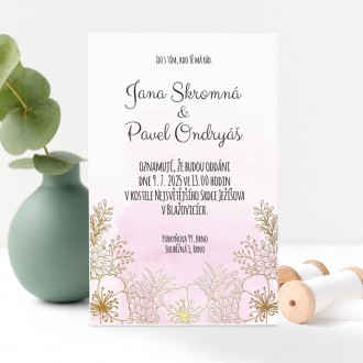 Svatební oznámení FO1334