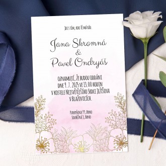 Svatební oznámení FO1334
