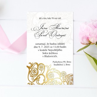 Svatební oznámení FO1338