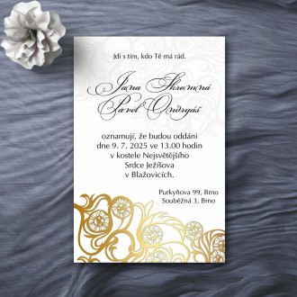 Svatební oznámení FO1338