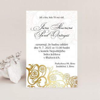 Svatební oznámení FO1338