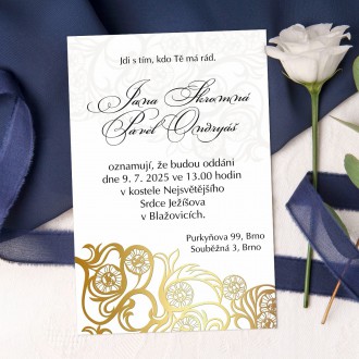 Svatební oznámení FO1338