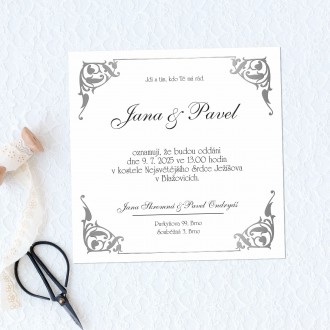 Svatební oznámení FO1339