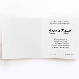 Svatební oznámení FO1316ot