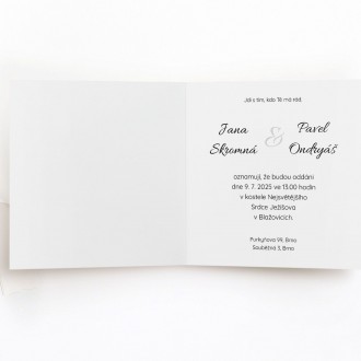 Svatební oznámení FO1333ot