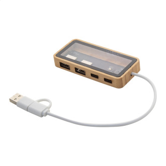 průhledný USB hub