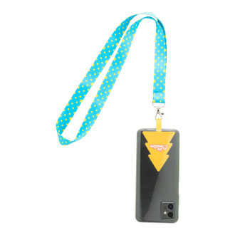 lanyard s držákem mobilního telefonu RPET na zakázku