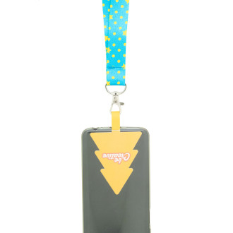 lanyard s držákem mobilního telefonu RPET na zakázku