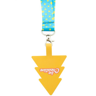 lanyard s držákem mobilního telefonu RPET na zakázku