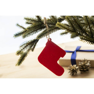 Ozdoba na vánoční stromek RPET, Santa boots