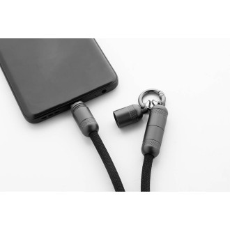 60W kabel na mobilní telefon RPET s poutkem