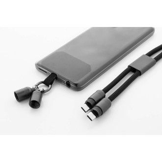 60W kabel na mobilní telefon RPET s poutkem