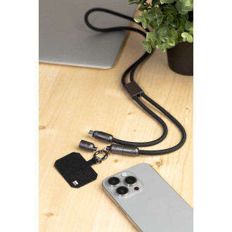 60W kabel na mobilní telefon RPET s poutkem