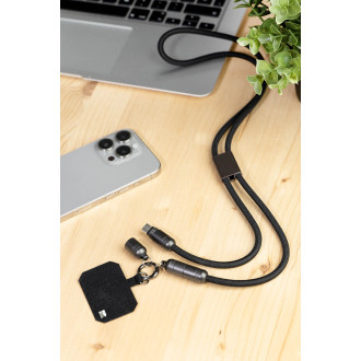 60W kabel na mobilní telefon RPET s poutkem