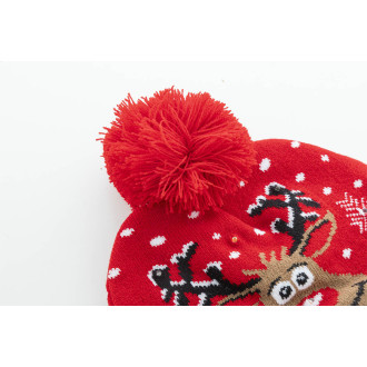 Vánoční LED zimní čepice, Santa Claus