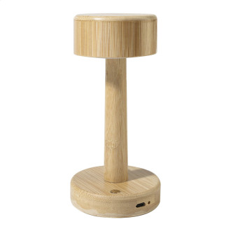 bambusová stolní lampa