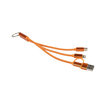 nabíjecí kabel s přívěškem na klíče