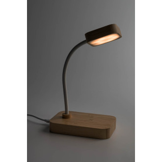 stolní lampa s bezdrátovou nabíječkou